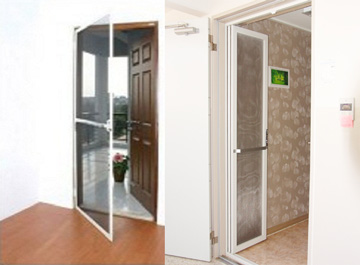 Cửa Lưới Chống Muỗi Mở Quay